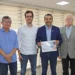 Governador Wanderlei Barbosa e auxiliares do Governo durante reunião para discutir a realização do Encontro do Fórum Norte e Nordeste da Construção em Palmas