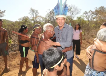 Durante o Encontro do Clã Xerente, realizado no território Xerente, o secretário dos Povos Originários e Tradicionais, Paulo Xerente, reforça o compromisso com os eventos tradicionais desse povo