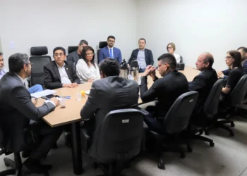 Andamento do concurso público da Polícia Civil e levantamento das demandas de cada setor pautaram a reunião - Jodacy Filho/Governo do Tocantins