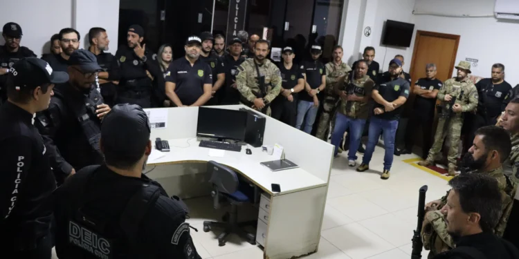 A operação busca cumprir 18 mandados de prisão preventiva e três mandados de busca e apreensão - Jodacy Filho/Governo do Tocantins