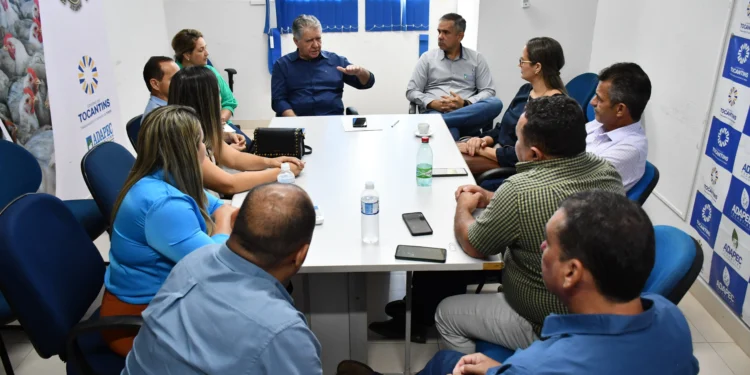 A reunião aconteceu nesta terça-feira, 28, na sede da Adapec, em Palmas.