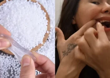 Trend do TikTok ensina a comprar termoplásticos e moldar no dente em casa • Reprodução/TikTok