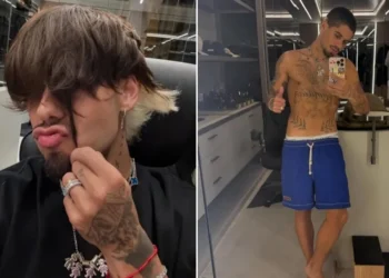 Zé Felipe raspa o cabelo • Instagram / Zé Felipe