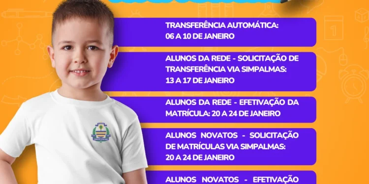 Prazo para solicitação de transferência entre unidades da rede municipal de ensino inicia nesta segunda, 13