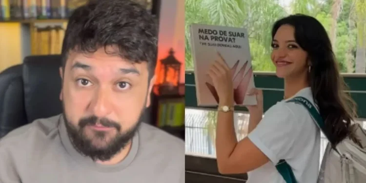 Professores criam conteúdo descontraído sobre história • Instagram/Prof. Vítor Soares; Instagram/Débora Aladim