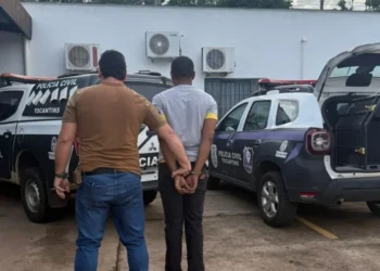 Homem foi preso e encaminhado à Unidade Penal de Paraíso, onde permanece à disposição da Justiça ..jpeg - Foto: Divulgação SSP/TO file_download