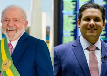 Presidente da República, Luiz Inácio Lula da Silva, e o deputado Hugo Motta (Republicanos) • Ricardo Stuckert/PR e Douglas Gomes/Lid Republicanos