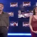 Pedro Bial e Marisa Orth apresentaram o BBB 1 juntos em 2002 • Reprodução/TV Globo