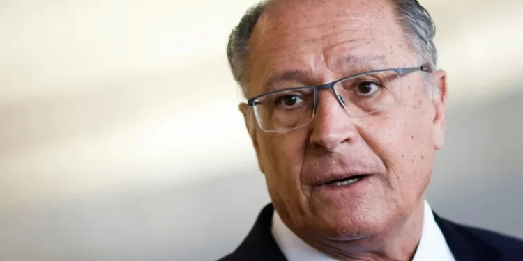 Geraldo Alckmin, vice-presidente do Brasil • , no Palácio do Itamaraty em Brasília, Brasil27/02/2023REUTERS/Adriano Machado