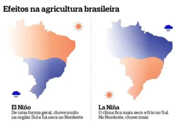 Mesmo com fraca intensidade, La Niña pode afetar clima no Brasil — Foto: Giovanna Gomes/Ed. Globo