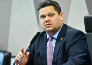 O senador Davi Alcolumbre (União Brasil-AP) • Geraldo Magela/Agência Senado
