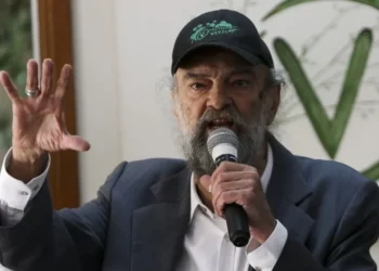 O presidente nacional do PV, José Luiz Penna, durante convenção do partido em Brasília em 2018 • Marcelo Camargo/Agência Brasil