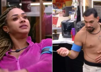 Aline e Vinicius entraram como dupla no BBB25 • Reprodução/Globoplay
