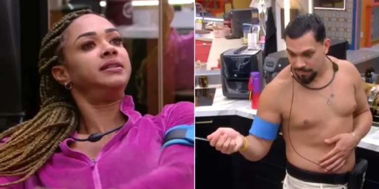 Dupla do BBB25, Vinícius rebate reclamação de Aline: “Aqui não é spa”