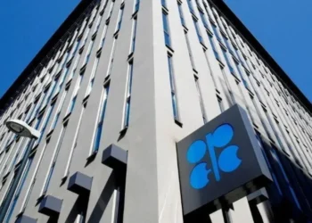 Logo da Opep na sede em Viena • Reuters