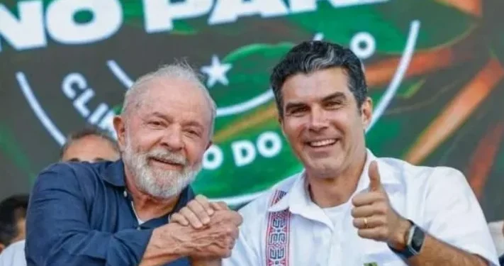 Lula (PT) e Helder Barbalho (MDB)