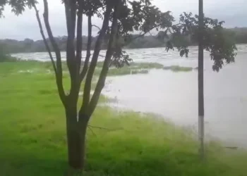 Rio em Paranã, no Tocantins — Foto: Reprodução