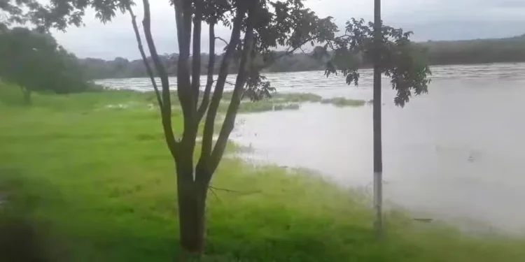 Rio em Paranã, no Tocantins — Foto: Reprodução
