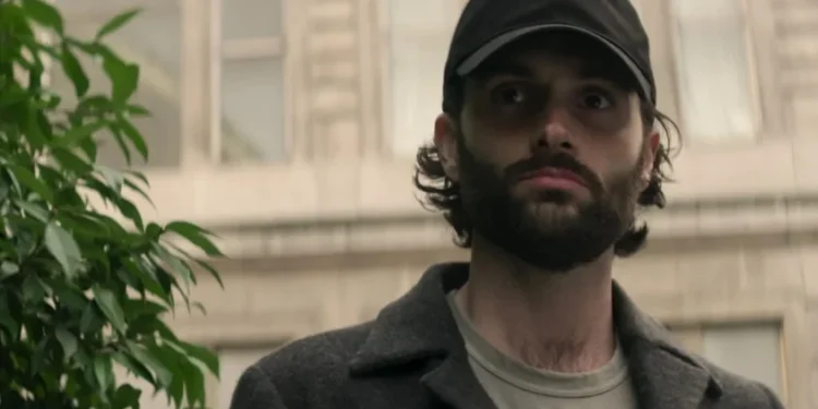 Penn Badgley como Joe na quarta temporada de "You" • Divulgação/Netflix