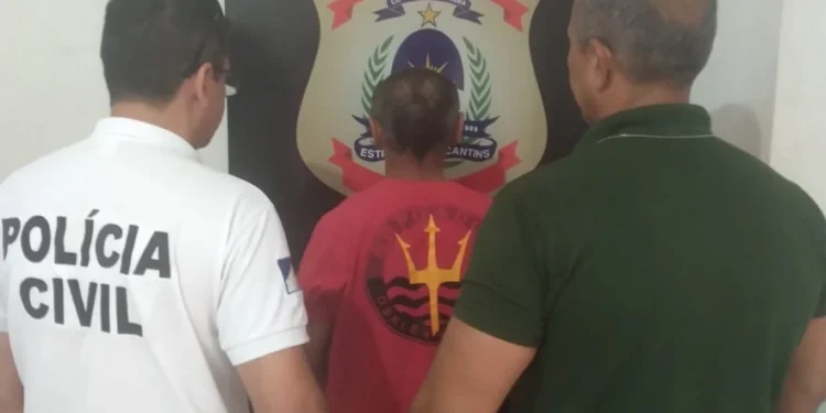 Homem foi preso após ação da 3ª DEAM de Araguaína
Crédito -Foto -DICOM SSP TO