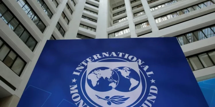 Logo do FMI, em Washington, EUA • 21/04/2017REUTERS/Yuri Gripas