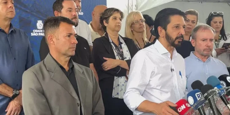 O prefeito de São Paulo, Ricardo Nunes (MDB) • Reprodução/CNN