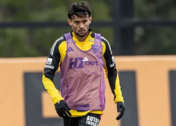 Gustavo Scarpa em treino do Atlético-MG nos Estados Unidos • Foto: Pedro Souza / Atlético