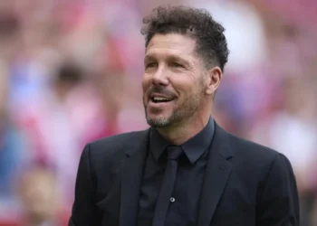 Diego Simeone, técnico do Atlético de Madrid • Alvaro Medranda/Quality Sport Images/Getty Images