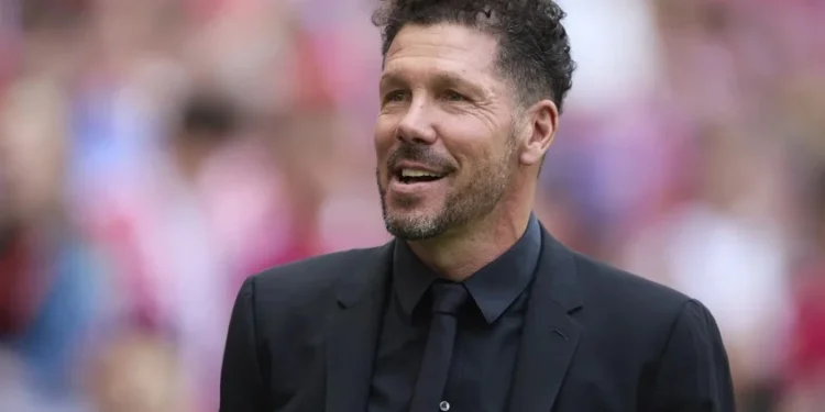 Diego Simeone, técnico do Atlético de Madrid • Alvaro Medranda/Quality Sport Images/Getty Images