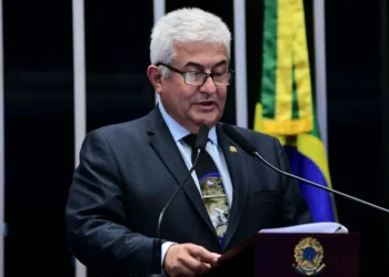 Senador Astronauta Marcos Pontes (PL-SP). • Pedro França/Agência Senado