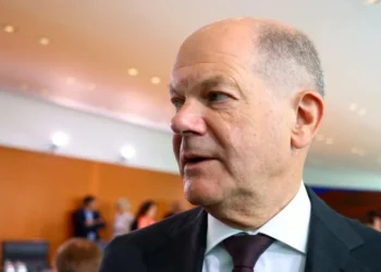 Chanceler da Alemanha, Olaf Scholz • 12/06/2024 REUTERS/Nadja Wohlleben