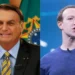 “Que alegria ver Zuck vir pro nosso lado”, diz Bolsonaro sobre CEO da Meta