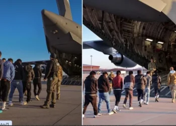 Imigrantes deportados dos EUA. • Redes Sociais