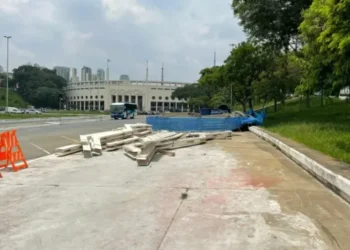 Veja imagens do estado da Arena Mercado Livre Pacaembu na véspera da final da Copinha • Felipe Dorini / CNN