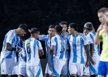 Argentina goleou o Brasil na estreia do Sul-Americano Sub-20 • Reprodução/conmeboltorneos