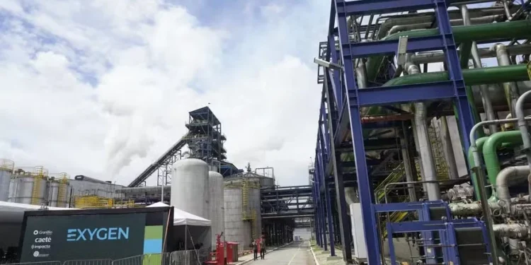 Biorrefinaria Exygen, da GranBio, está instalada em São Miguel dos Campos (AL) — Foto: Cadu Gomes/VPR