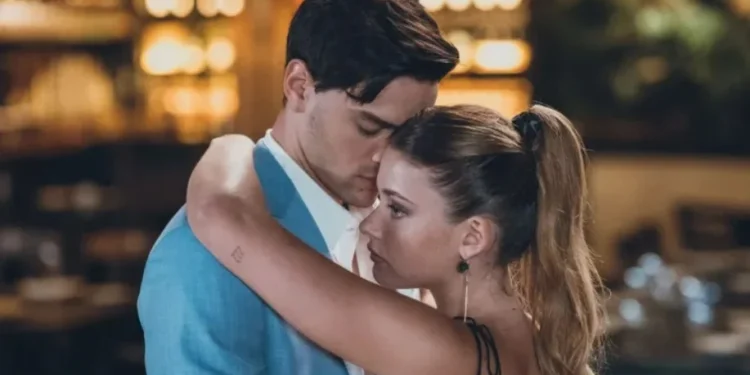 Gabriel Guevara e Nicole Wallace são os protagonistas da trilogia "Culpados" • Divulgação/Prime Video