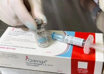 Vacina Qdenga, do laboratório japonês Takeda, contra dengue • Guilherme Gama/ CNN