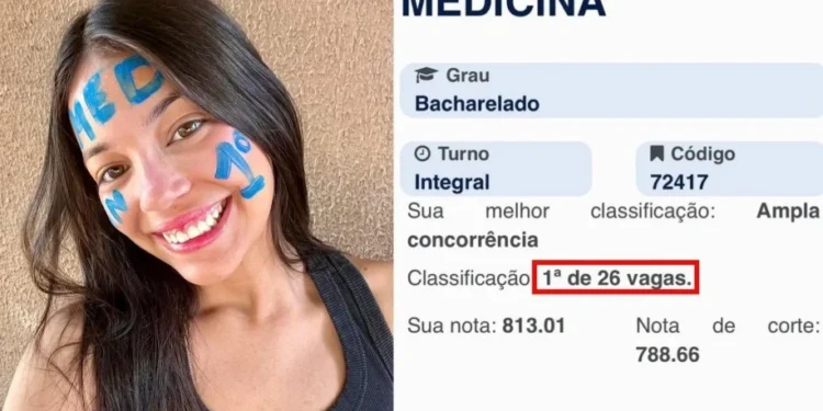 Jovem do RN que tirou mil na redação do Enem passa em 1º em medicina