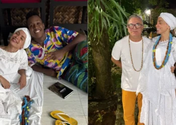 Anitta postou fotos mostrando seu dia em um terreiro de Candomblé • Instagram/Anitta