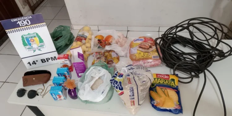 Polícia Militar prende homem em flagrante por furto e recupera objetos em Colinas