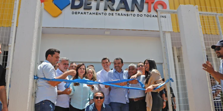 Governador Wanderlei Barbosa entrega reforma de unidade do Detran em Gurupi; investimento é de mais de R$ 1 milhão