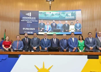 Governador Wanderlei Barbosa prestigiou a posse da Mesa Diretora da Assembleia Legislativa