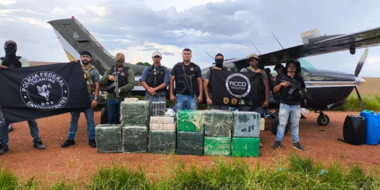 FICCO: Cinco traficantes são presos e cerca de 450kg de cocaína apreendidos após ação conjunta das forças de segurança do Tocantins e de Goiás
