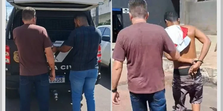 J.P.B.O., 24 anos, era foragido da justiça por tentativa de homicídio - Foto: Divulgação SSP/TO