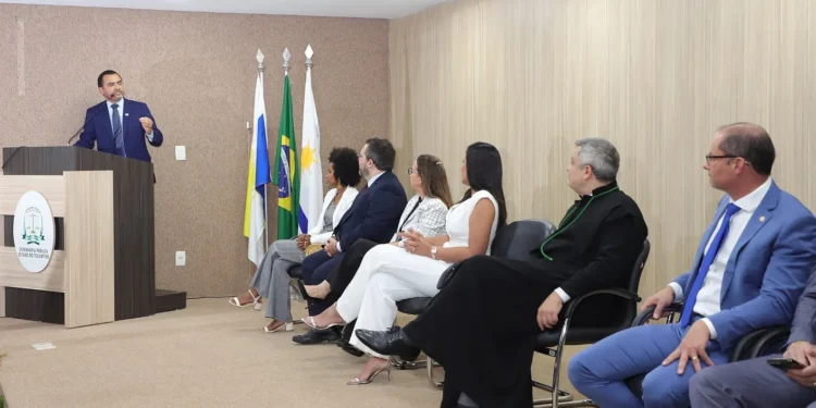 Governador Wanderlei Barbosa destaca parceria entre instituições durante posse do novo defensor público-geral