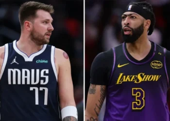 Los Angeles Lakers anunciou a contratação de Luka Doncic em troca envolvendo Anthony Davis • Getty Images