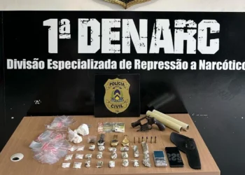 Homem foi preso pela Polícia Civil com drogas e arma de fogo em Palmas