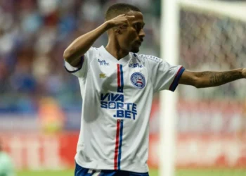 Comemoração de gol do Bahia • Rafael Rodrigues/EC Bahia