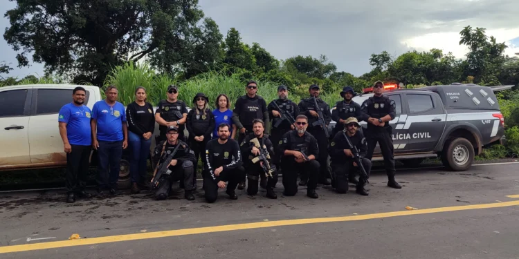 Equipes da PC-TO que participaram da operação Rosilene.